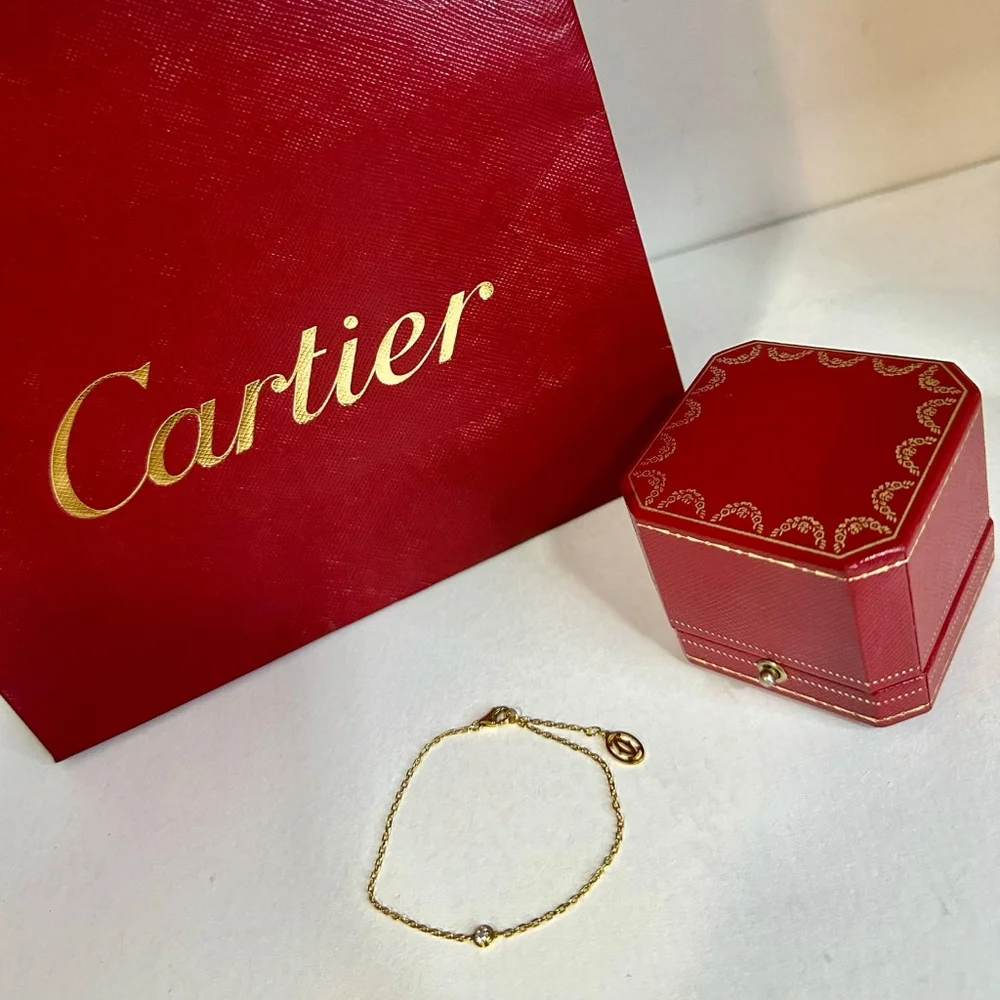 (Sold)Authentic Cartier bracelet(Diamants Lèger de Cartier Collection) - Picture 1 of 7